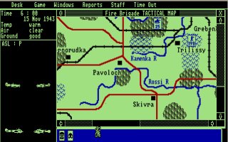 Pantallazo de Fire-Brigade: The Battle for Kiev 1943 para Atari ST