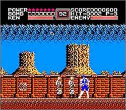 Pantallazo de Fist of the North Star para Nintendo (NES)