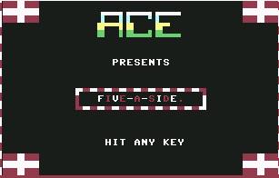 Pantallazo de Five a Side Soccer para Commodore 64