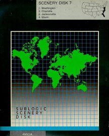 Caratula de Flight Simulator 2: Scenery Disk 7 para Amiga