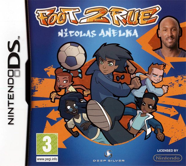 Caratula de Foot 2 Rue: Nicolas Anelka para Nintendo DS