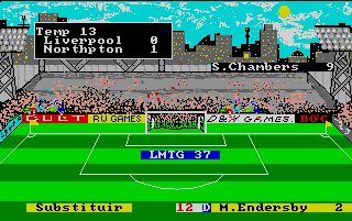 Pantallazo de Football Director II v2 para Amiga