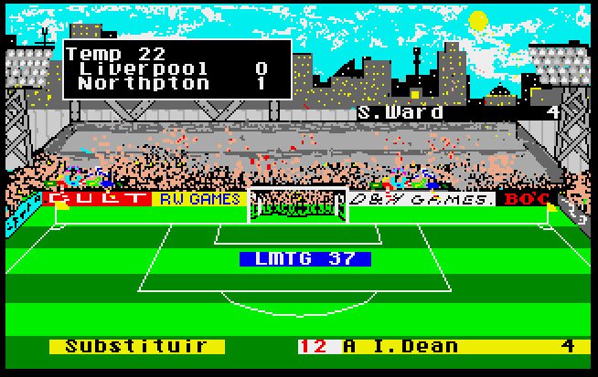 Pantallazo de Football Director II para Atari ST