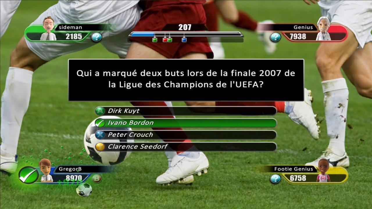 Pantallazo de Football Genius: The Ultimate Quiz (Xbox Live Arcade) para Xbox 360
