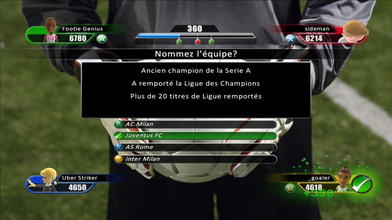 Pantallazo de Football Genius: The Ultimate Quiz (Xbox Live Arcade) para Xbox 360