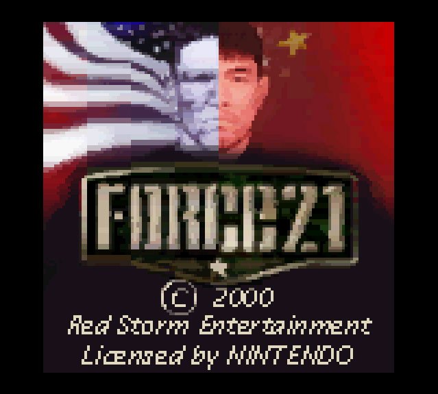 Pantallazo de Force 21 para Game Boy Color