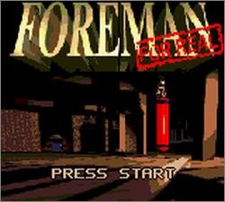 Pantallazo de Foreman for Real para Gamegear