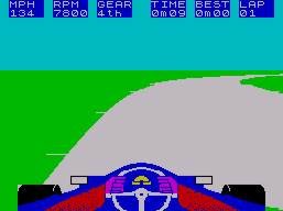 Pantallazo de Formula 1 Simulator para Spectrum