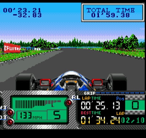Pantallazo de Formula One World Championship: Beyond the Limit para Sega CD