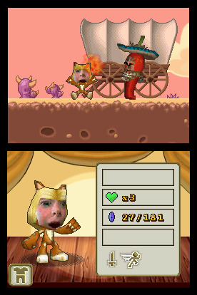Pantallazo de Foto Face: The Face Stealer Strikes para Nintendo DS