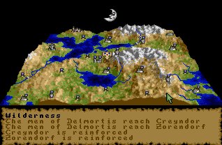 Pantallazo de Four Crystals Of Trazere, The para Amiga