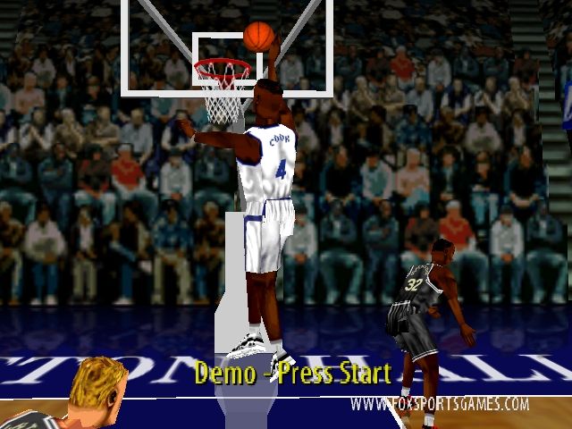Pantallazo de Fox Sports College Hoops '99 para Nintendo 64