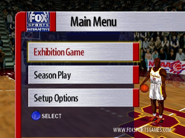 Pantallazo de Fox Sports College Hoops '99 para Nintendo 64