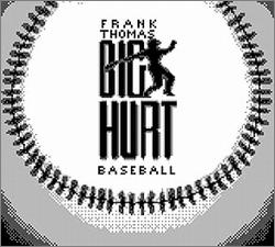 Pantallazo de Frank Thomas Big Hurt Baseball para Game Boy