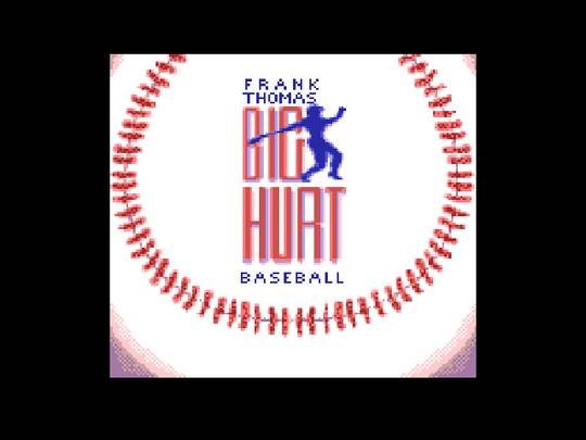 Pantallazo de Frank Thomas Big Hurt Baseball para Gamegear