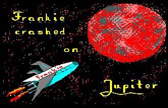 Pantallazo de Frankie Crashed On Jupiter para Amstrad CPC