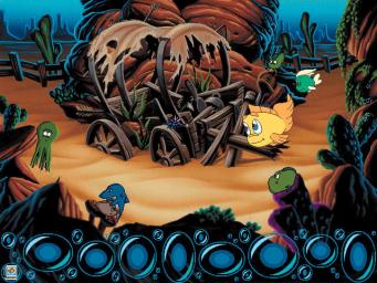 Pantallazo de Freddi Fish: Hogfish Rustler Of Briny Gulch para PC