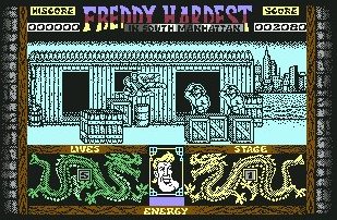 Pantallazo de Freddy Hardest in South Manhattan para Commodore 64