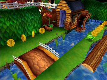 Pantallazo de Frogger 2: Swampy's Revenge para PlayStation