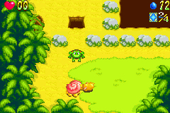 Pantallazo de Frogger Mahou No Kuni No Daibouken (Japonés) para Game Boy Advance