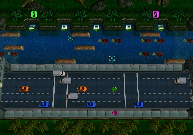 Pantallazo de Frogger Returns (Wii Ware) para Wii