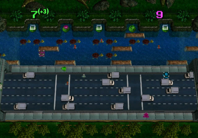 Pantallazo de Frogger Returns (Wii Ware) para Wii