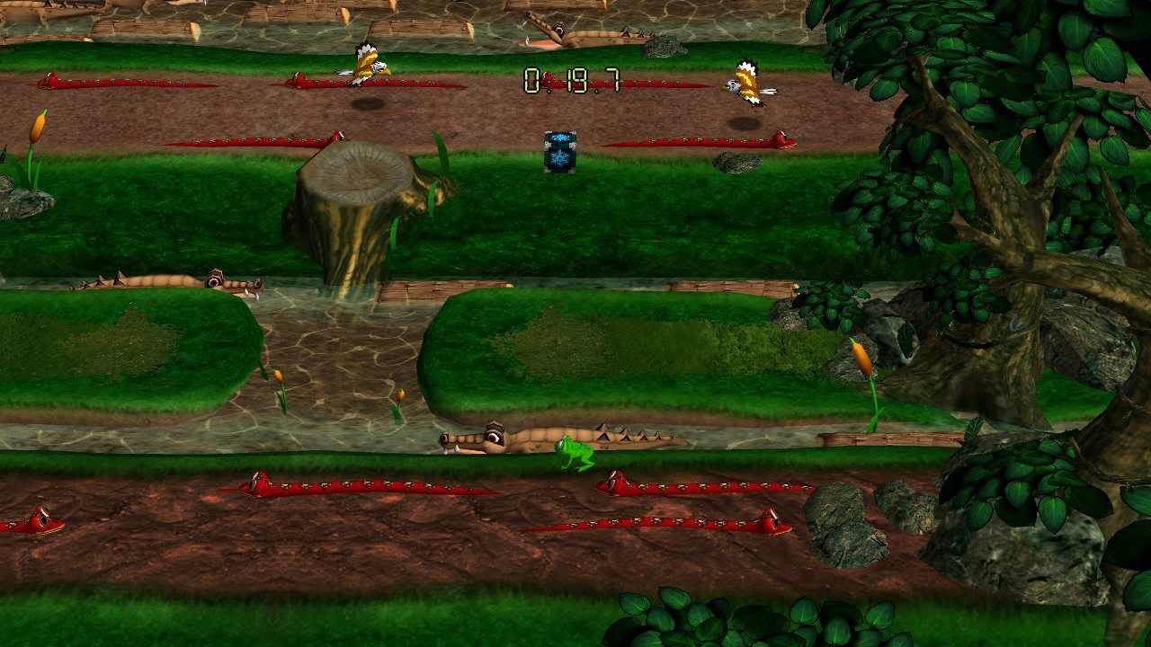 Pantallazo de Frogger Returns (Wii Ware) para Wii