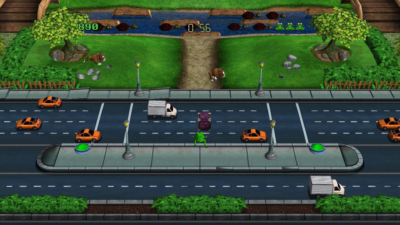 Pantallazo de Frogger Returns (Wii Ware) para Wii