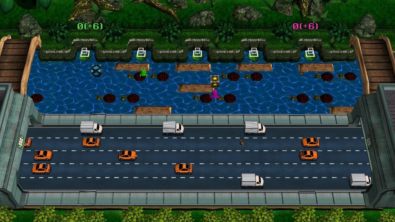 Pantallazo de Frogger Returns (Wii Ware) para Wii
