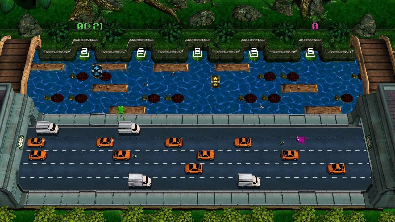 Pantallazo de Frogger Returns (Wii Ware) para Wii
