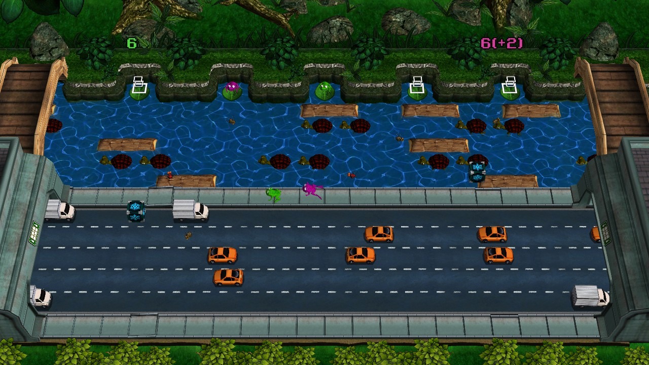 Pantallazo de Frogger Returns (Wii Ware) para Wii