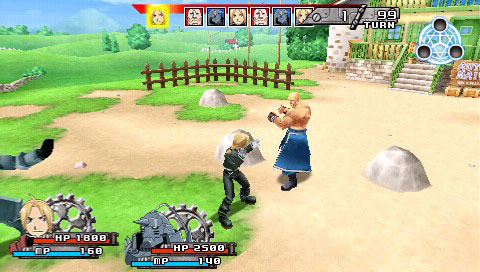 Pantallazo de Fullmetal Alchemist: Yakusoku no Hi he para PSP
