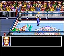 Pantallazo de Funaki Masakatsu no Hybrid Wrestler (Japonés) para Super Nintendo
