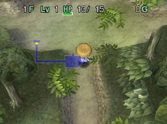 Pantallazo de Fushigi no Dungeon: Fuurai no Shiren 2 para Nintendo 64