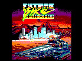 Pantallazo de Future Bike Simulator para Amstrad CPC