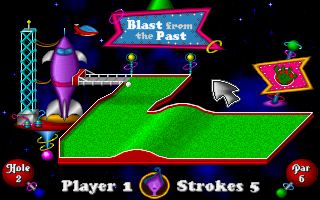 Pantallazo de Fuzzy's World of Miniature Space Golf para PC