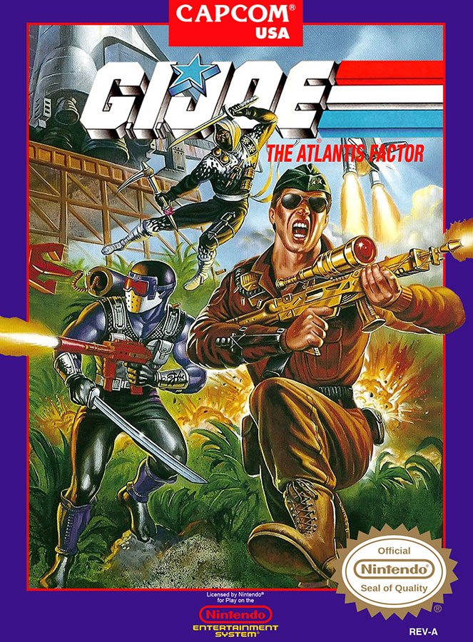 Caratula de G.I. Joe: The Atlantis Factor para Nintendo (NES)