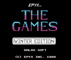 Pantallazo de Games Winter Edition, The para MSX