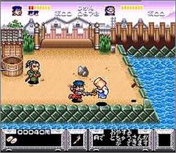 Pantallazo de Ganbare Goemon: Yukihime Kyusyutu Emaki (Japonés) para Super Nintendo