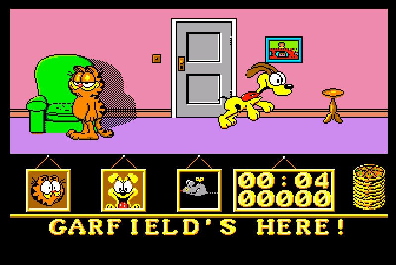 Pantallazo de Garfield: Big, Fat, Hairy Deal para Amiga