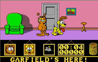 Pantallazo de Garfield in Big Fat Hairy Deal para Atari ST
