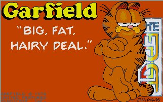 Pantallazo de Garfield in Big Fat Hairy Deal para Atari ST