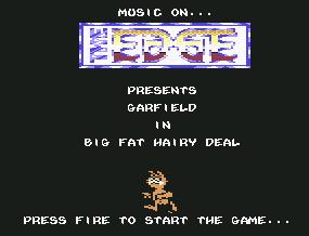 Pantallazo de Garfield in Big Fat Hairy Deal para Commodore 64