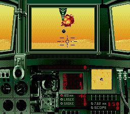 Pantallazo de Garry Kitchen's Super Battletank: War in the Gulf para Sega Megadrive