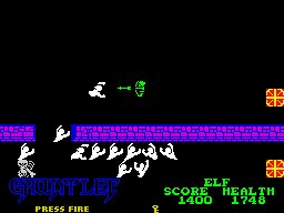 Pantallazo de Gauntlet: The Deeper Dungeons para Spectrum