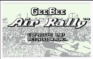 Pantallazo de Gee Bee Air Rally para Commodore 64