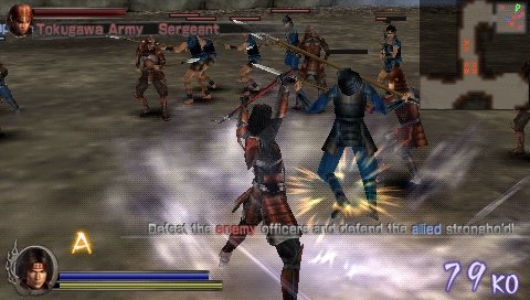 Pantallazo de Geki Sengoku Musou (Japonés) para PSP