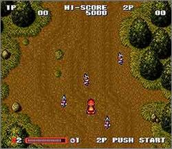 Pantallazo de Gekitotsu Dangan Jidousya Kessen Battle Mobile (Japonés) para Super Nintendo