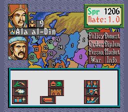 Pantallazo de Genghis Khan II: Clan of the Gray Wolf para Sega Megadrive
