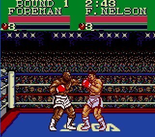 Pantallazo de George Foreman's KO Boxing para Gamegear